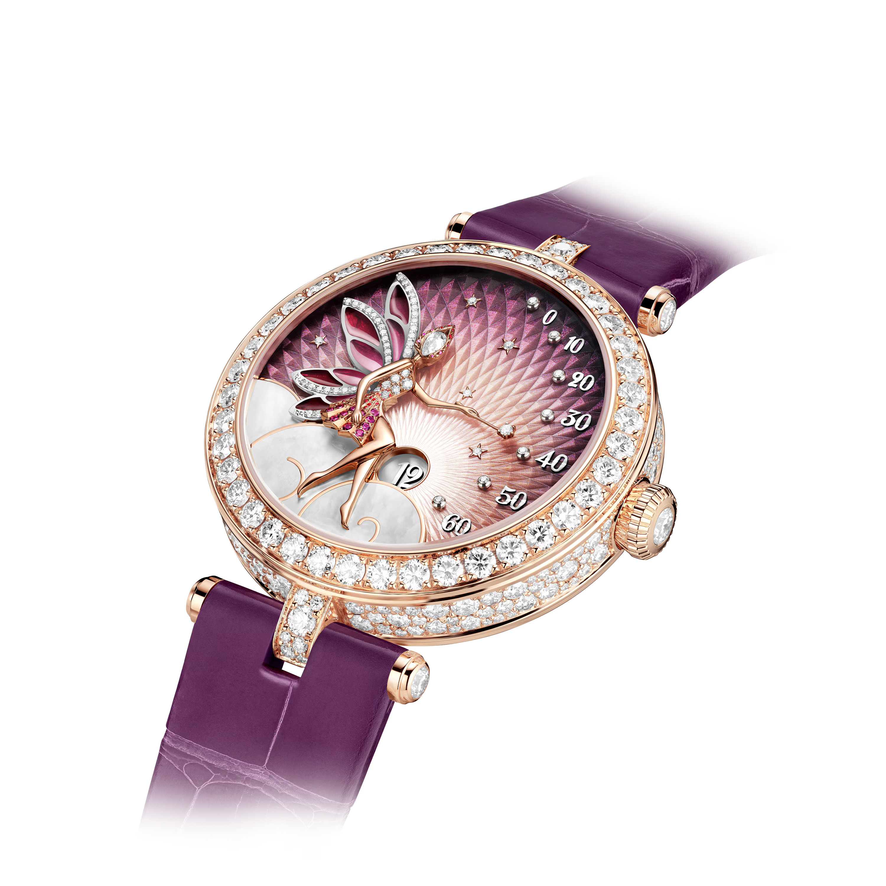 Lady Féerie Or Rose watch