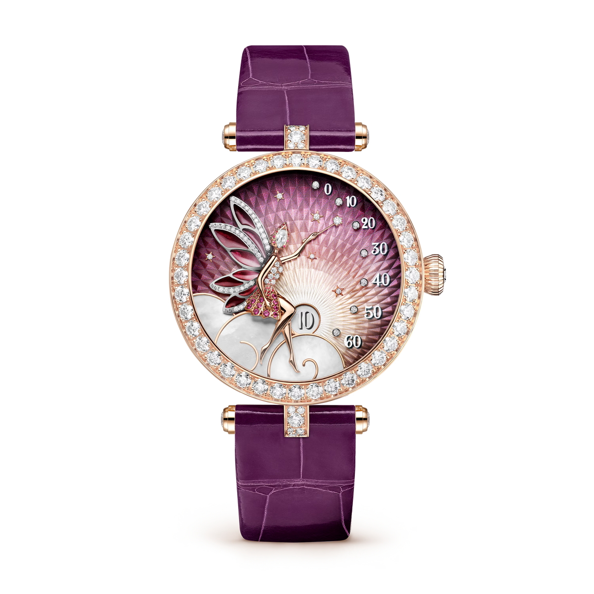 Lady Féerie Or Rose watch